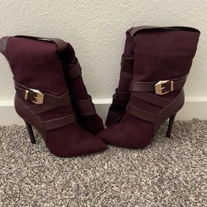 New never work thigh high boots